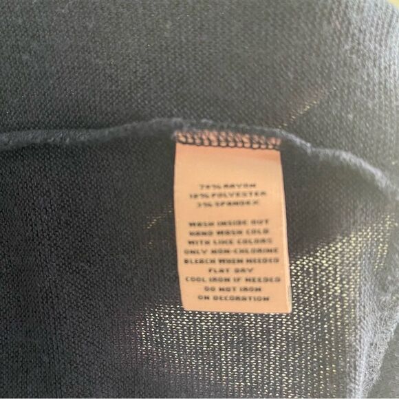 Juicy Couture Navy Blue Lightweight Y2K Knit Full Zip Hoodie with Jewel Trim - Picture 6 of 6